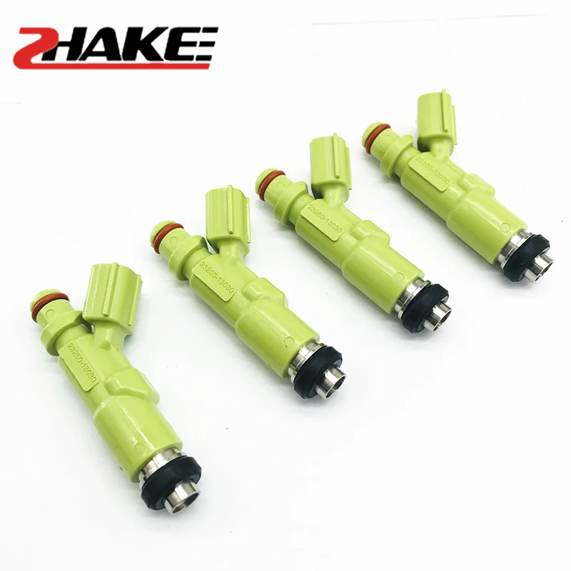 ZHAKE 4X топливной форсунки 23250-15040 для Vios 4A-FE 5A 7A 8A 2325015040 23209-15040 2320915040 впрыска топлива насадки