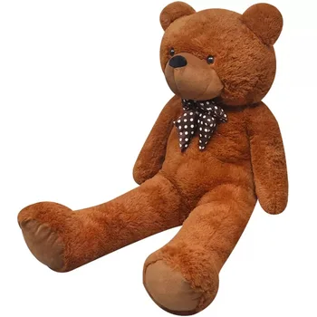 

vidaXL Ourson en peluche XXL Marron 175cm 80100