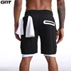 Men 2 in 1 Running Shorts Jogging Gym Fitness Training Quick Dry Beach Short Pants Male Summer Sports Workout Bottoms Clothing ► Photo 1/6