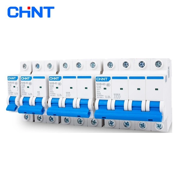 CHINT NXB-63 1P 2P 3P 4P 1A 2A 3A 6A 10A 16A 20A 25A 32A 40A 63A Leitungsschutzschalter Haus MCB mit Anzeige DZ47