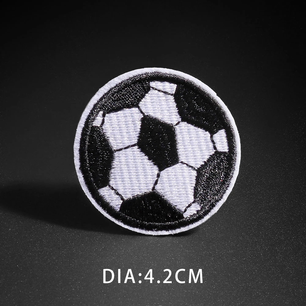 Изящный спортивный бейсбол баскетбол заплатка для одежды Декор 3D Diy вышитый Футбол регби мяч аппликации малыш Бейджи для одежды - Цвет: N3-BT3784