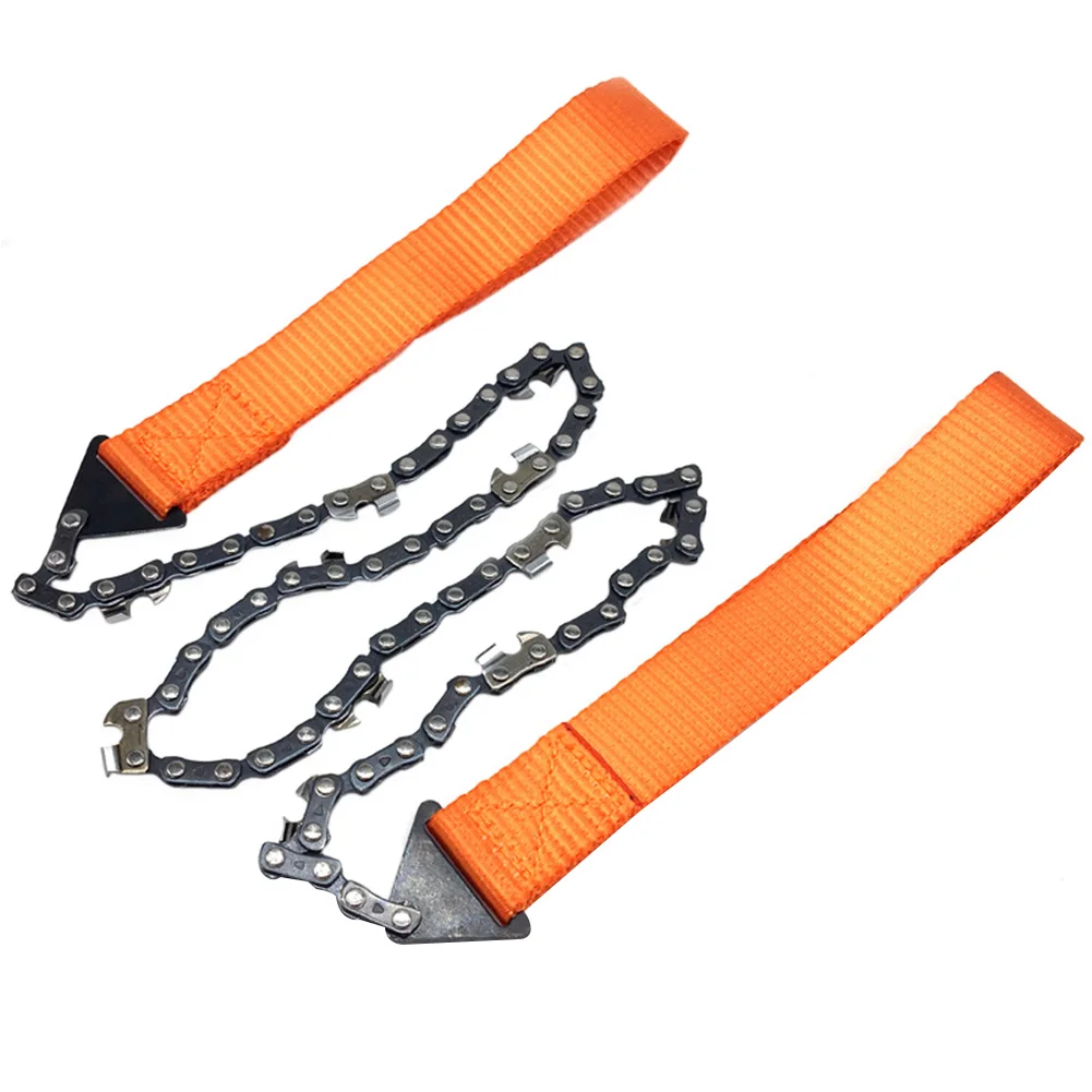 

Outdoor Hiking Foldable 65cm Camping Gardening Household Chain Saw Emergency Survival Mini Portable Hand Pull Steel With Pouch