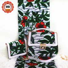 Горячая дизайн 3 шт Африканский ручной воск сумка с Анкарой Печатный воск высокого качества хлопок для шитья женские Вечерние