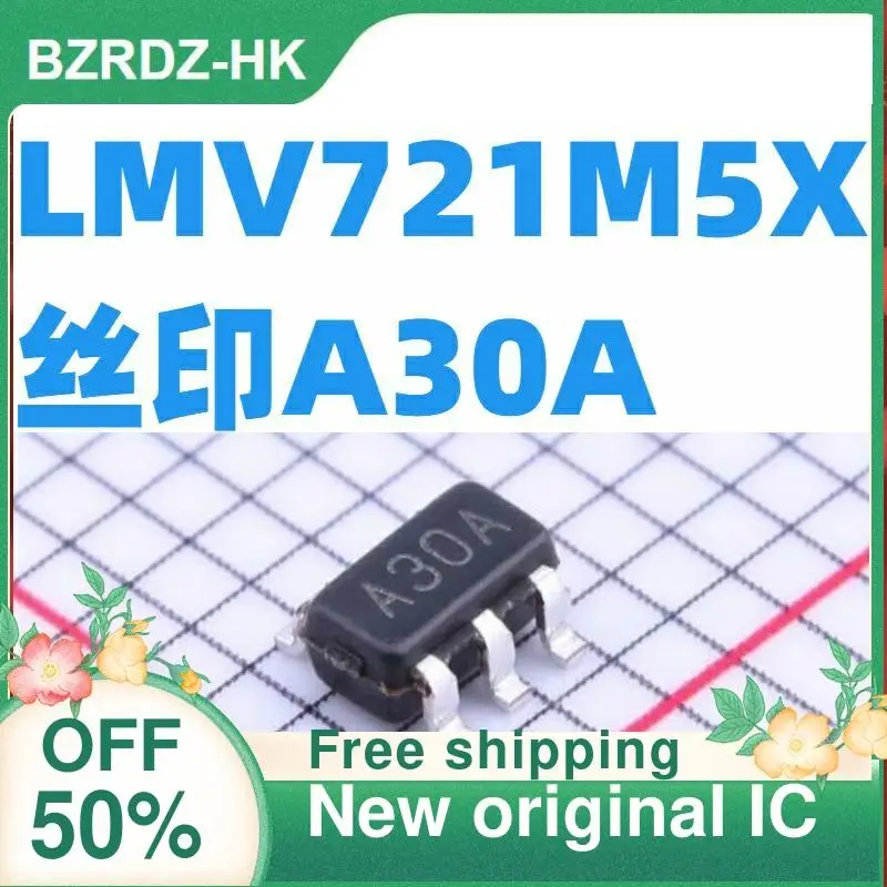 

10PCS LMV721 LMV721M5X SOT23-5 A30A New original IC