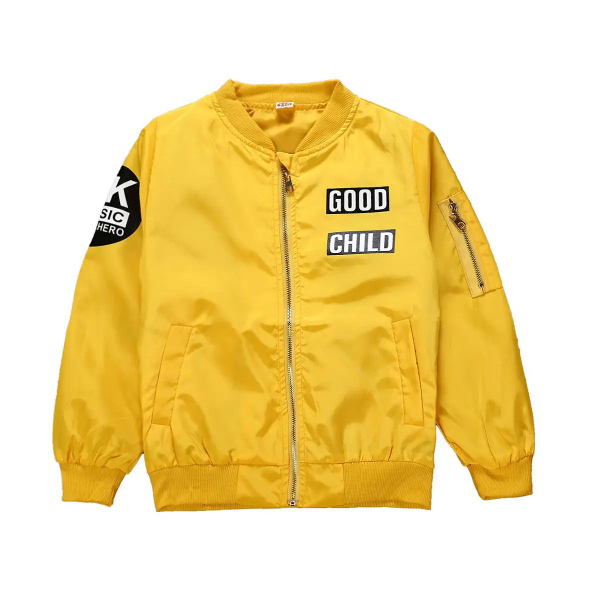 

BOY'S Spring And Autumn Fashion Children Thin Printed Lettered Windproof Jacket Kids' Overcoat