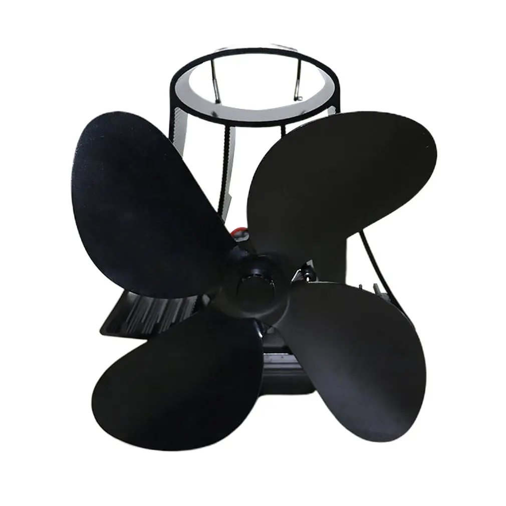 

YL105 Thermal Power Fireplace Fan Heat Powered Wood Stove Fan For Wood/Log Burner /Fireplace Eco Friendly Four-leaf Fans
