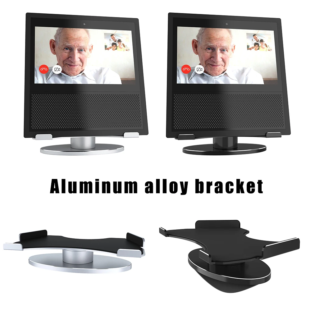 

Aluminum Bracket Horizontal 360 Rotation Skidproof Stand for Echo Show Home Speaker ING-SHIPPING