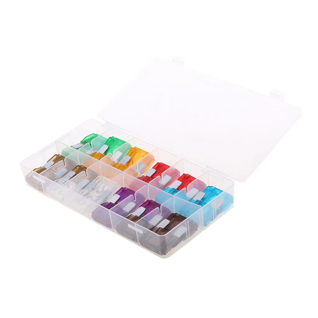 24pcs Big Auto Blade Fuse Assortment Set Maxi Automotive Electrical Fuses