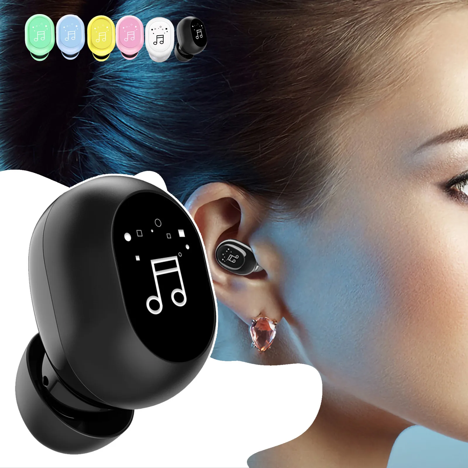 Беспроводные наушники Bluetooth 5 0 с шумоподавлением гарнитура стерео звук музыка
