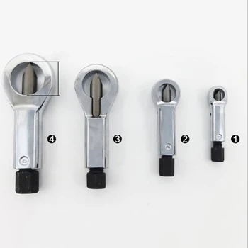 

4pcs Set Nut Splitter Extractor Damaged Remover Seized Cutter Broken Repair Kit