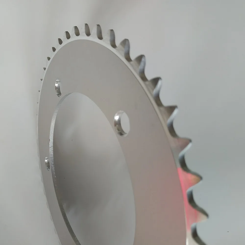 TRUYOU фиксированное зубчатое кольцо цепи 44T 46T 48T 50T 52T 53T Fixie Дорожный трек велосипед