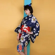Традиционное японское кимоно Obi Yukata женский костюм Гейша косплей кимоно платье восточные традиционные японские кимоно FF2334