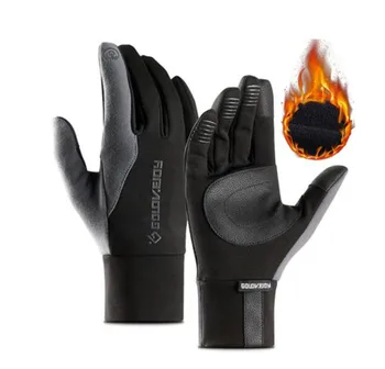 

Winter Motorcycle Gloves Men Waterproof Windproof Warm Fleece Lined Cycling Bicycle Cold Luvas Motor Guantes Touch Screen Gloves
