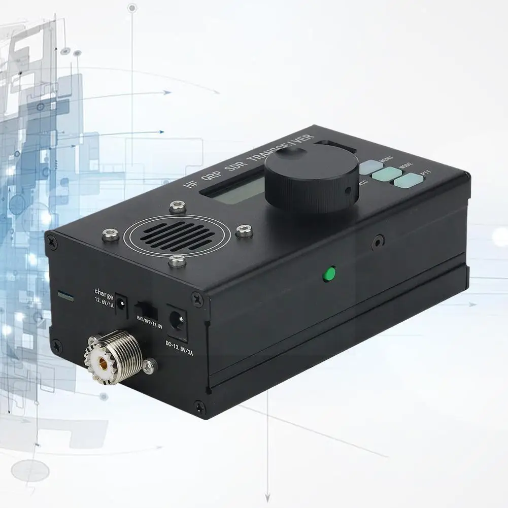Us/eu Usdx Usdr Hf Qrp Sdr Transceiver Ssb/cw 8-band 5w Speaker In With Black Battery Mic Build Radio | Электроника