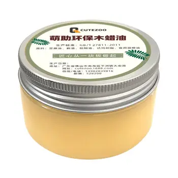 

100G Pure Natural Wax Oil Wooden Furniture Crafts Nursing Wax Oil Maintenance Polishing Tool for Daily Waxing and Maintenance