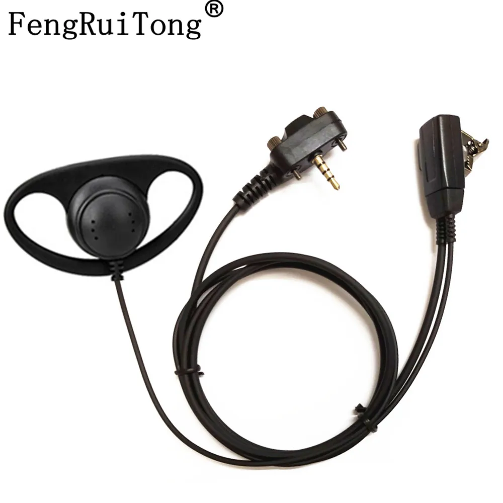 PTT Earhook Earpiece Headset Mic for Vertex Standard VX231 VX261 VX351 VX-417 VX-451 EVX-531 EVX-534 Radio walkie talkie