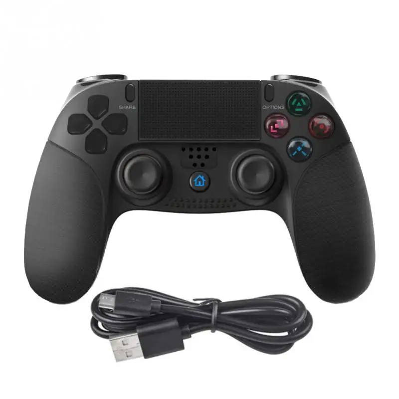 Беспроводной геймпад Bluetooth для PS4 контроллер для Playstation 4 Dualshock 4 Двойной вибрационный Джойстик Геймпад - Цвет: Wired