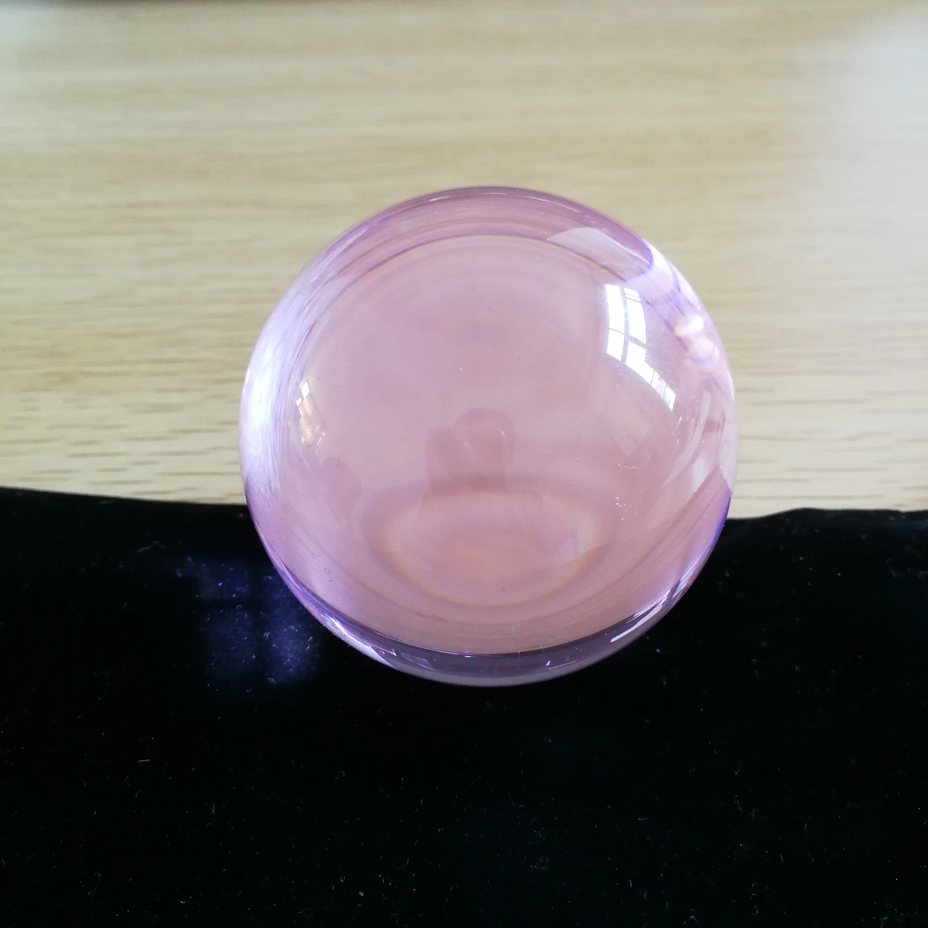 사진용 크리스탈 볼, 유리공, 문체 무게, 크리스탈 구 색상, 레드 클리어, 30mm, 40mm
