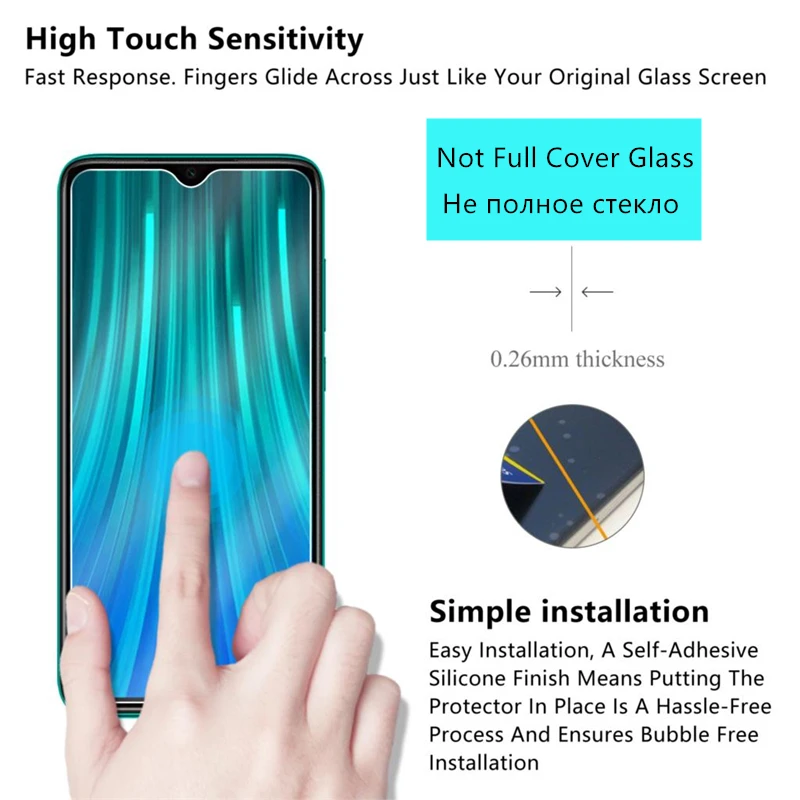 Защитное стекло для экрана Redmi Note 4A Xiaomi 8A 7 6A 5A Mi A3 8T 8 Pro 9S закаленное 9S|tempered glass|glass