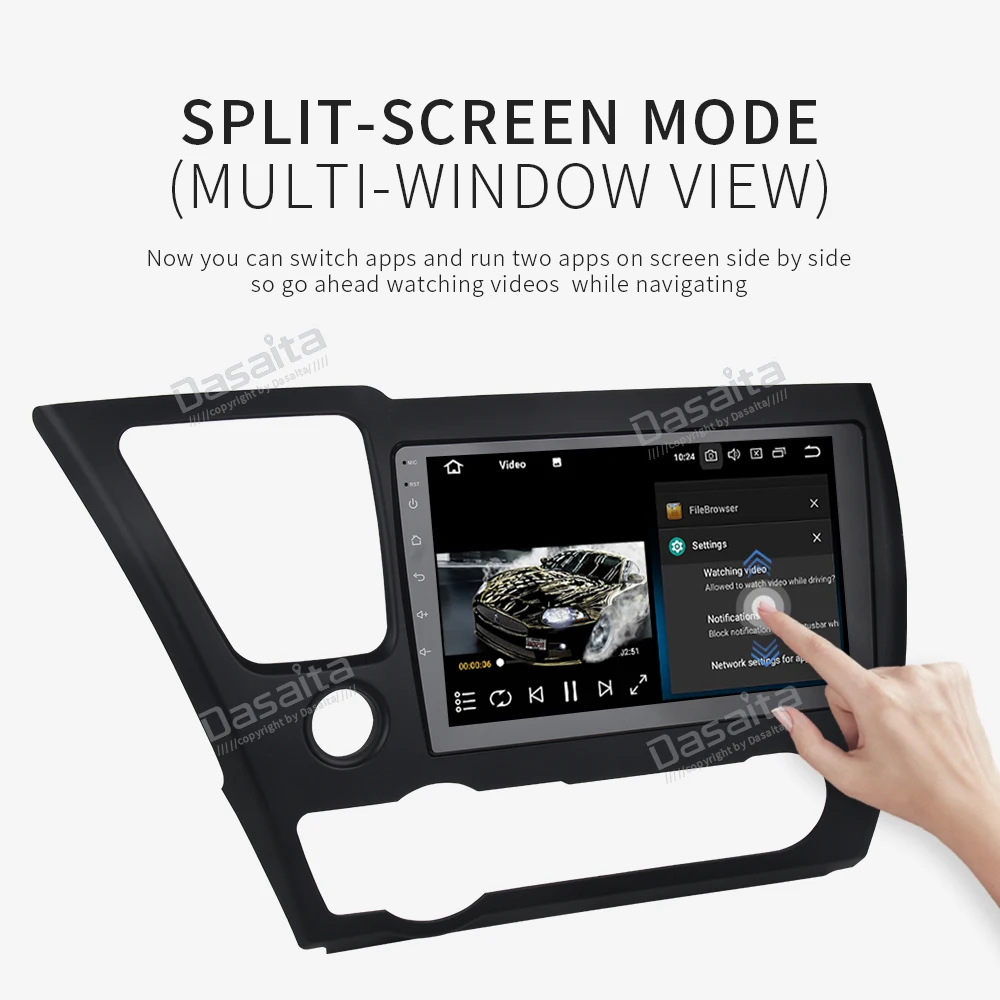 For Honda Civic Us Version 2013 Car IPS Android Unit Car Radio Gps Multimedia Intelligent Entertainment PC Carplay