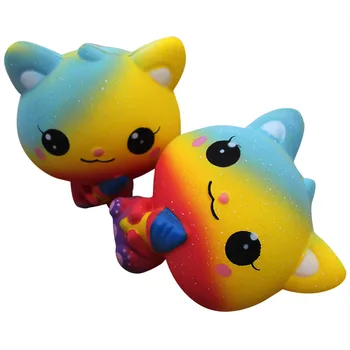 

Ice Cream Cat Fruit Scented Slow Rising Stress Relief Toys Decompression Gift juguetes brinquedos zabawki игрушки антистресс