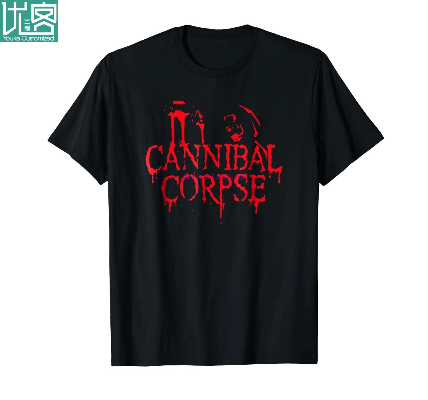 Брендовая мужская футболка с принтом We All Love Cannibal And Show Corpse | Мужская одежда
