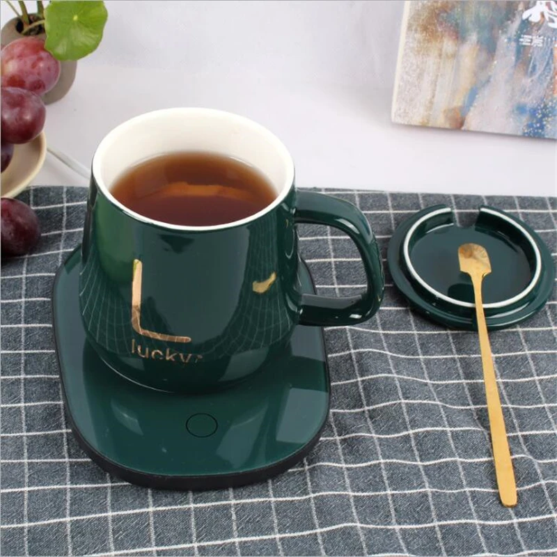 220V Constant Temperature Warming Cup Mat Coaster Warmer Electric Heat Preservation Coffee Milk Tea Heating Cooker