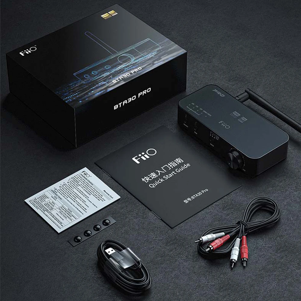 FiiO BTA30 PRO HiFi Audio Bluetooth EA9038Q2M USB DAC Decoder