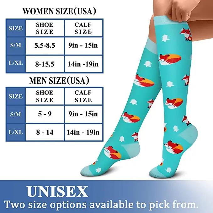 Compression Socks Men Women For Medical Edema Diabetes Varicose Veins Soccer Football Stockings Sport Socks Best Graduated Nurse