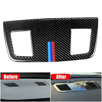 

Car Dashboard Air Outlet Vent Cover Trim Frame Sticker Carbon Fiber For BMW 3 Series E90 / E91