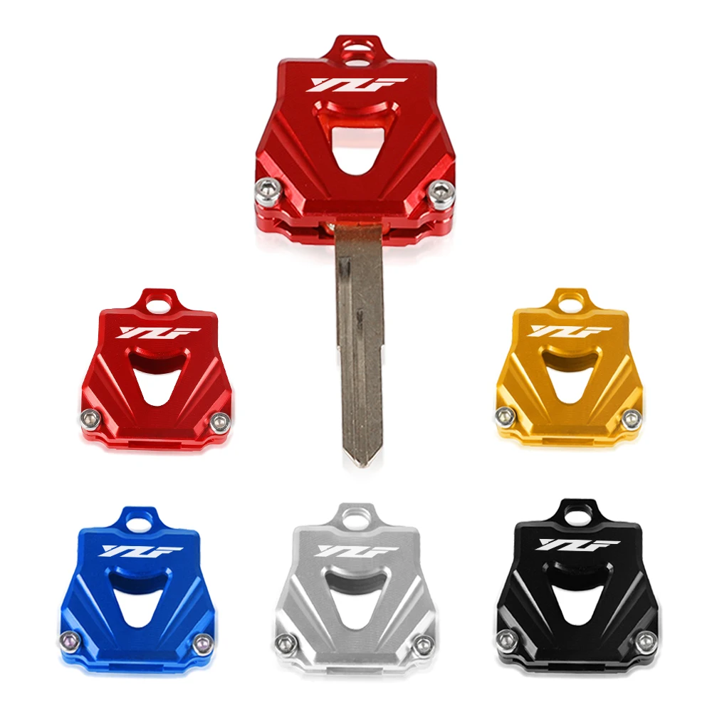 For Yamaha YZF R1 R1M R3 R6S 600R 750R 1000 R6 R15 Motorcycle Accessories CNC Key Cover Cap Creative Products Keys Case Shell
