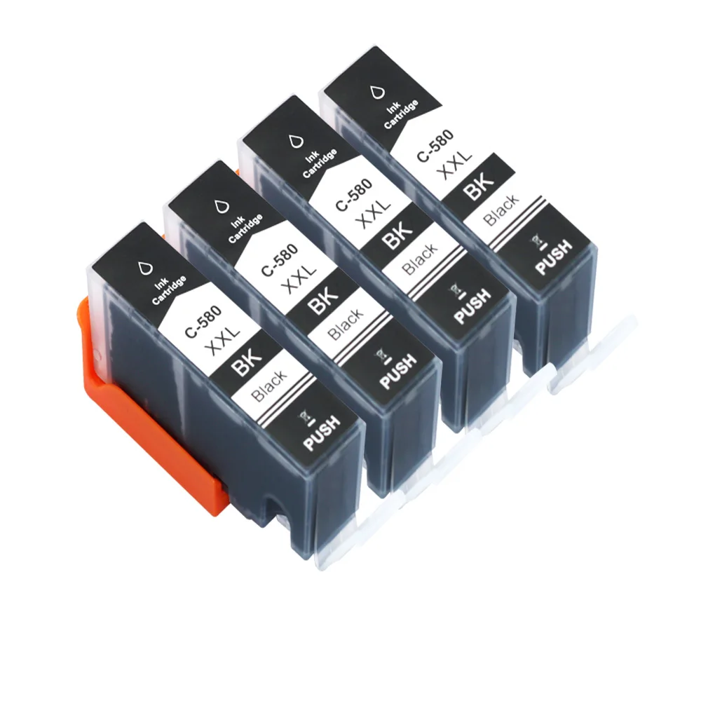 Printer supplies Ink cartridge Inkjet ink cartridge PGI-580XXL Compatible Ink Cartridges for Canon 580 581 TS9550 TS705 TR8550 TS8350 TS8351TS6150 TS6151 TS6250 TS6350 TS6351