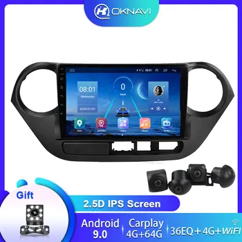 

OKNAVI For 9 inch For Hyundai Grand I10 2014-2017 DSP Carplay 360 Camera GPS Navigation 2 Din Car Multmedia WIFI BT Player Radio