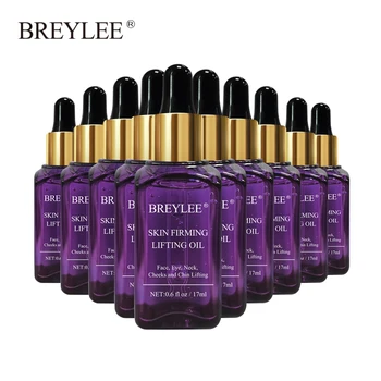 

Essential Oils Rapid Firming Lifting Face Essence Oil Massage BREYLEE Skin Care Anti-Aging Wrinkles Repairing Facial Serum 10PCS