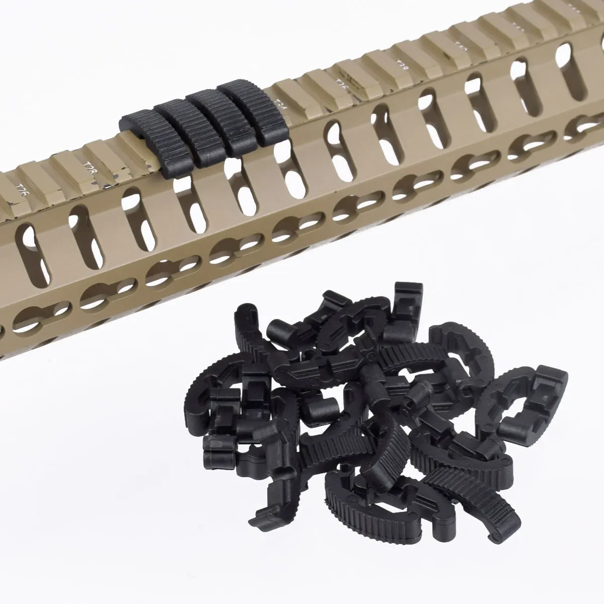 30 PIC/SET Tactical IndexClips Rail Cover For Slots Protector Accessory | Спорт и развлечения