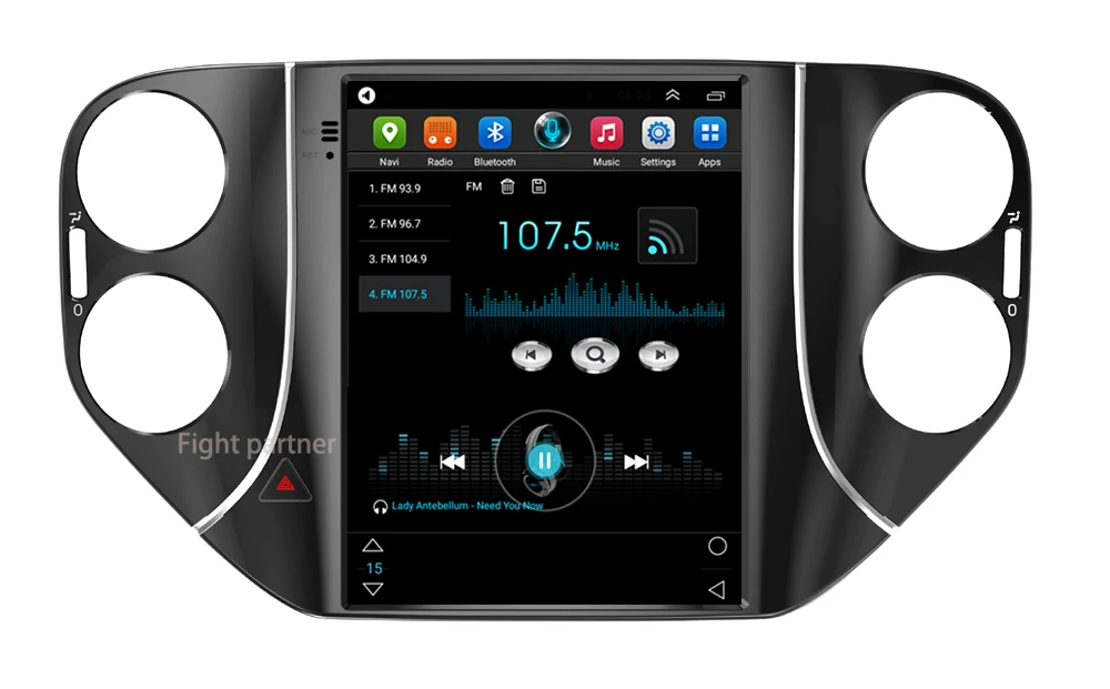 10," вертикальный экран android Автомагнитола без dvd-плеера мультимедиа для VW Tiguan 2010