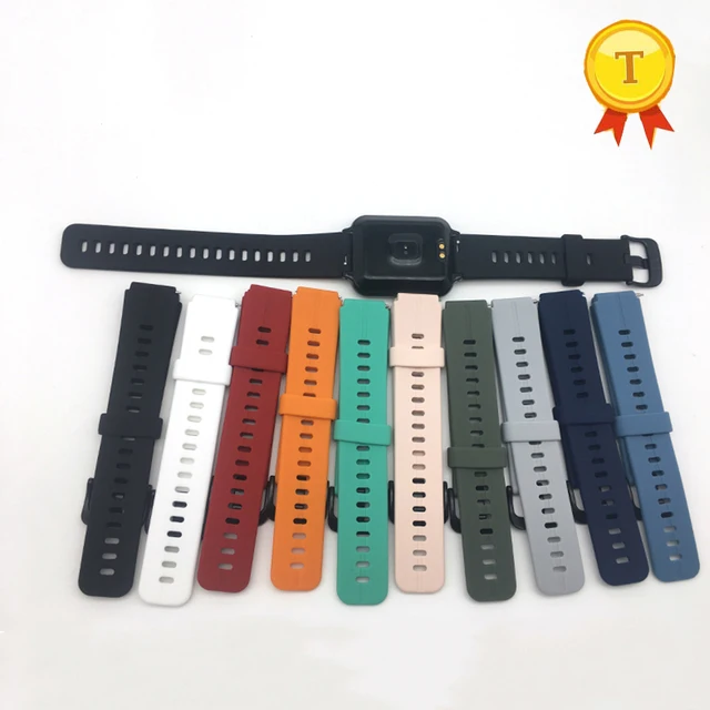 10PCS Correa para Mi Band 6/5/Amazfit Band 5, Correa de Silicona Compa