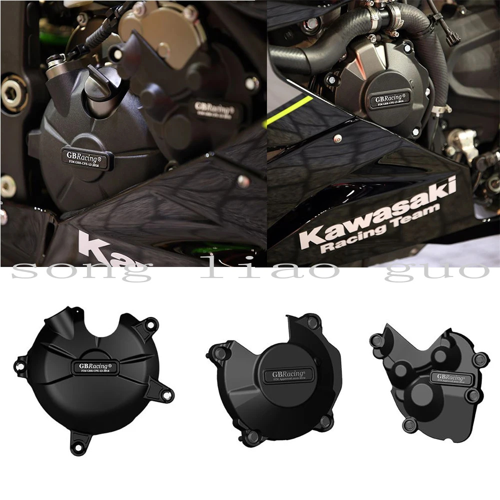 Motorcycles Engine Cover Protection Case For case GB Racing KAWASAKI ZX6R 2007 08 09 10 12 13 14 15 16 18 19 2020 | Автомобили и