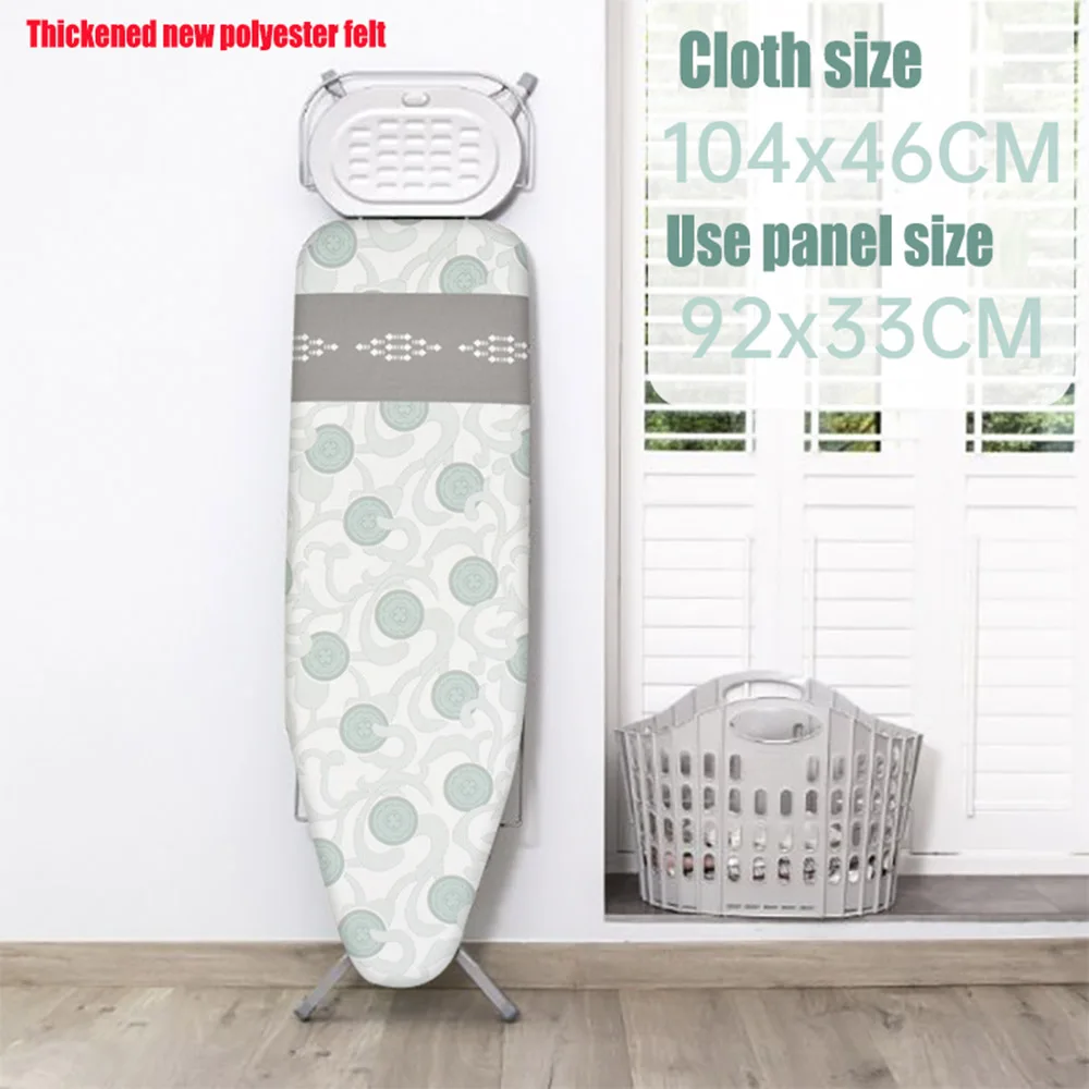 Printed cotton ironing board cover with extra thickened new polyester