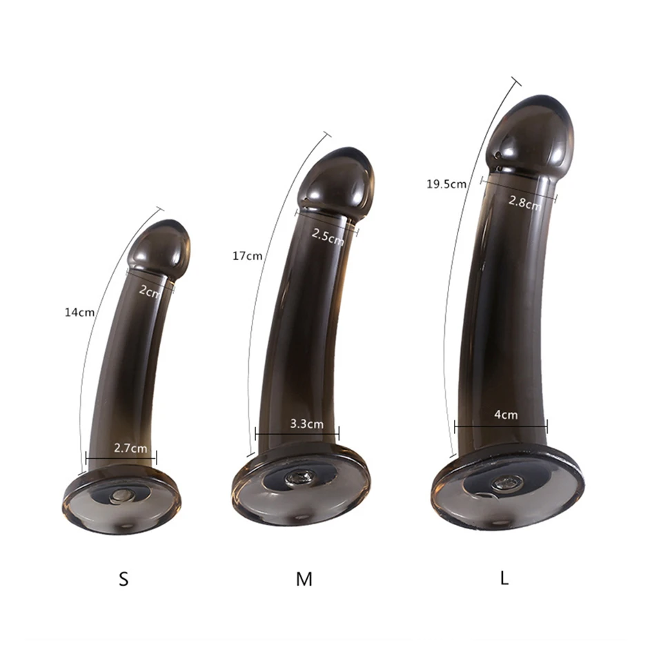 Realistic-Dildo-Sex-Toys-for-Adult-No-Vibrator-Butt-Plug-Strap-On-Penis-Suction-Cup-Silicone (1)