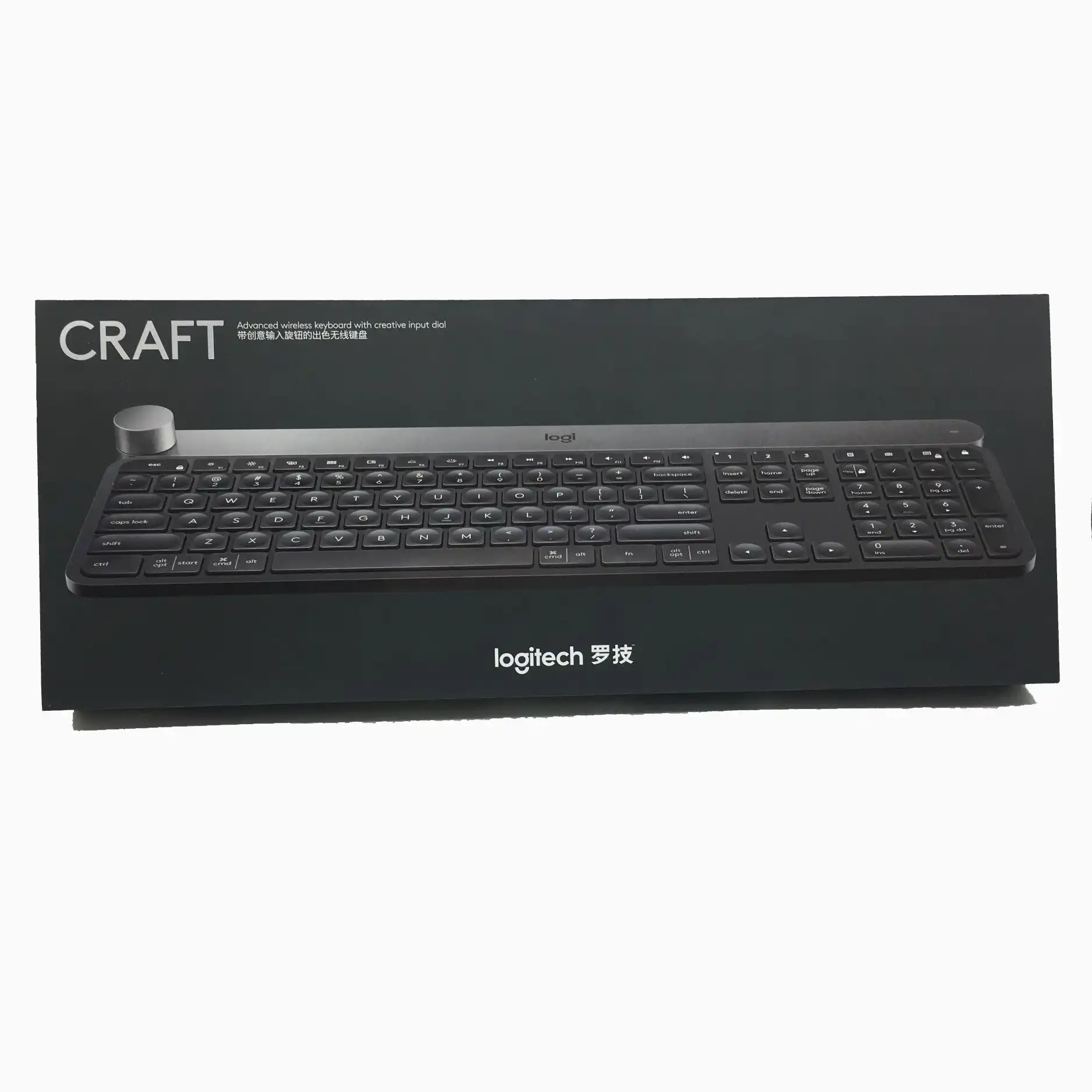 ロジクールクラフトワイヤレスキーボードスマート制御ノブ Bluetooth 接続マルチデバイス接続スイッチダークグレー キーボード Aliexpress