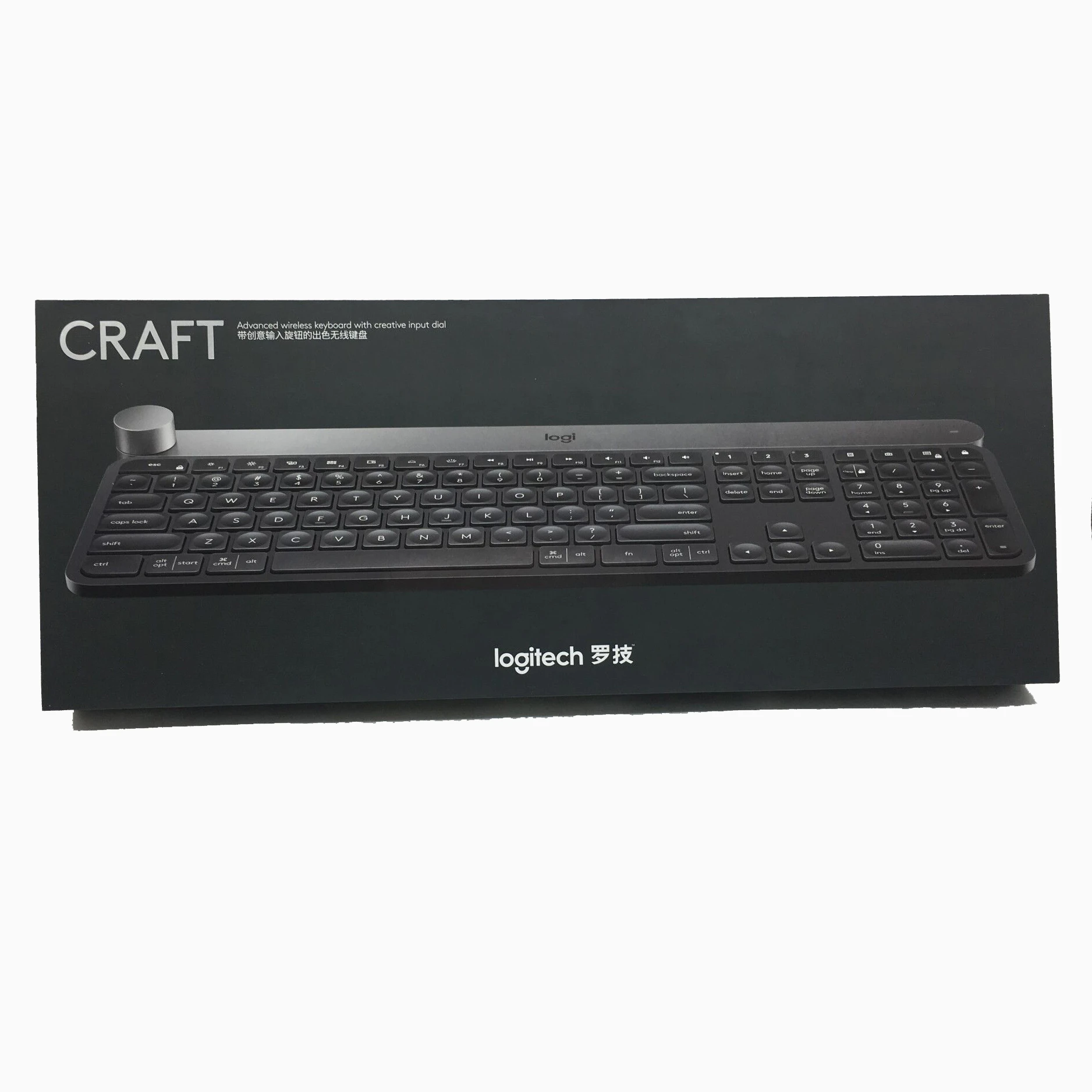 Logitech Craft Wireless Keyboard Smart Control Knob Bluetooth Connection Multi Device Connection Switch Dark Gray Keyboards Aliexpress