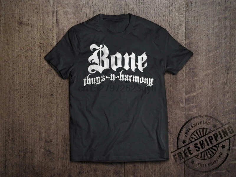 

Bone Thugs N Harmony Logo T Shirt Vintage Hip Hop Rap Group Tee Eazy-E Classic