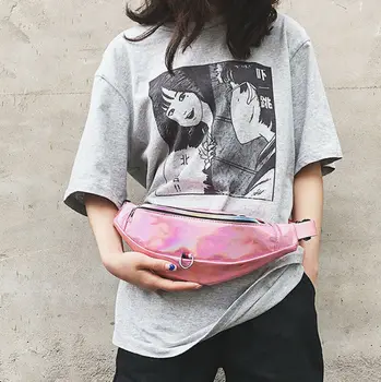 

Women Lady Fashion Small Shoulder Bag Leather Waist Bag Crossbody Handbag Ladies Traveling Adjustable Travel Pouch Fanny Pack