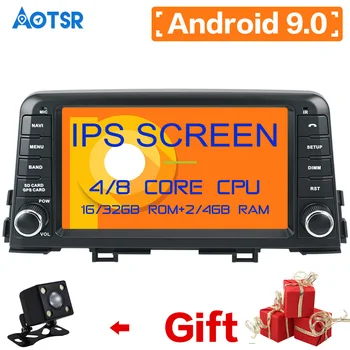

Aotsr Android 9.0 GPS navigation Car DVD Player For KIA PICANTO/MORNING 2017 2018 radio headunit multimedia player 4GB+32GB IPS