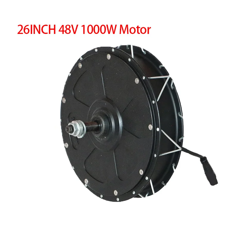 26inch 1000W Motor 48V1000W бесщеточный мотор ступицы Электрический велосипед задний привод колесо электродвигателя Ebike e-велосипед электрический велосипед комплект Bicicleta Eletrica - Цвет: 26inch 1000W Motor