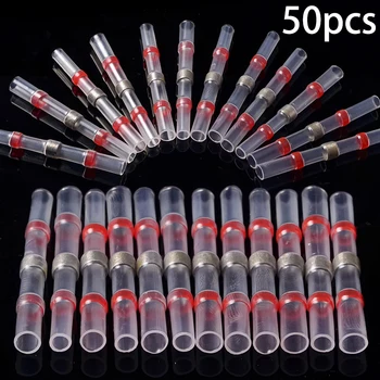 

2020 New High Quality 50 Pcs Heat Shrink Solder Sleeve Terminal Insulated Waterproof Wire Connectors