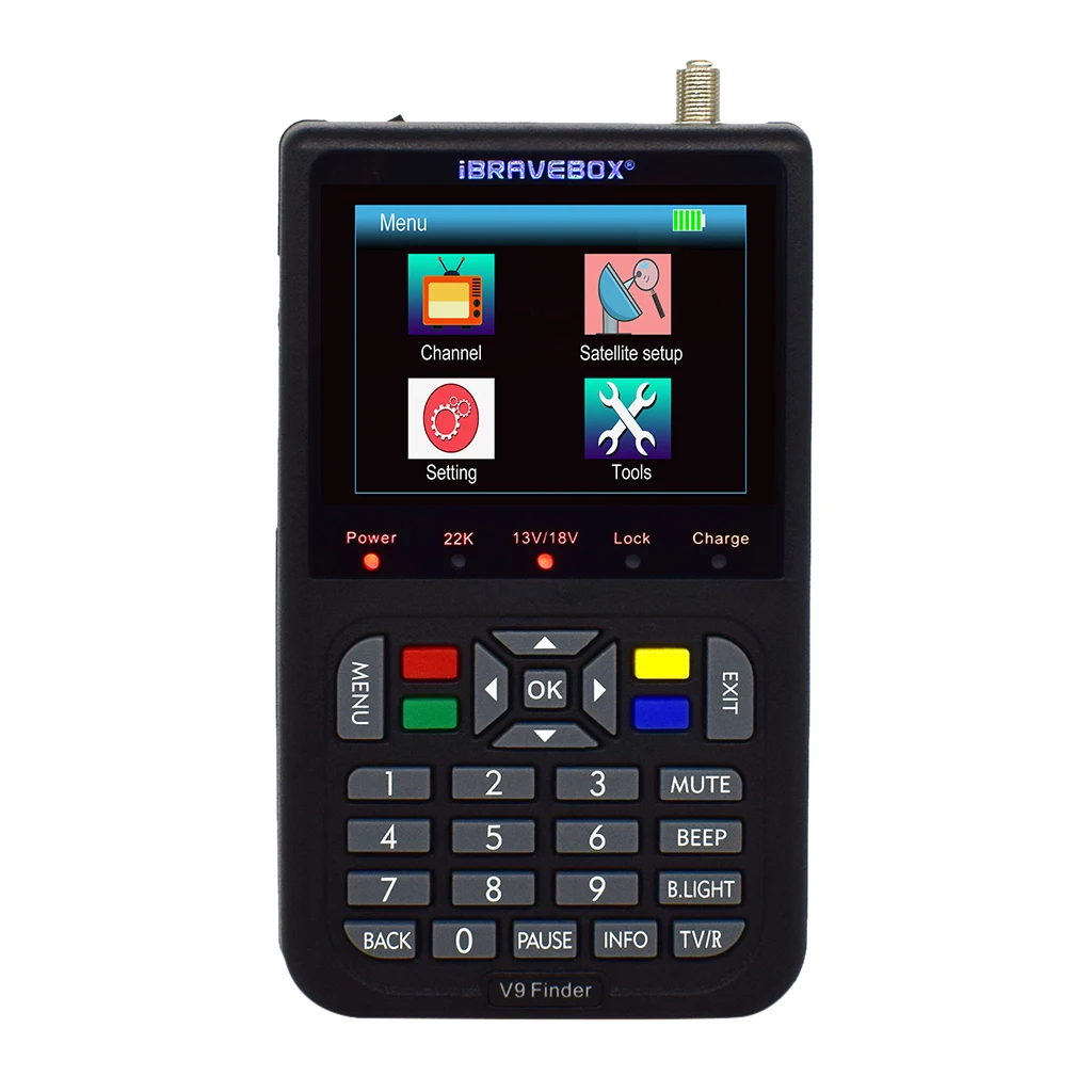 3 5 &quotцифровой V9 спутниковый искатель MPEG-2/MPEG-4 H.265 DVB-S/S2 FTA (штепсельная вилка