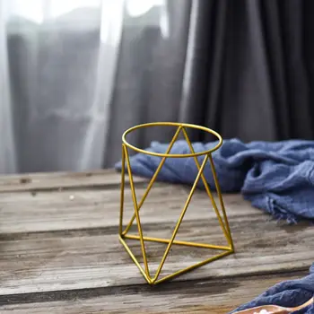 

Green Plant Ceramic Iron Frame Flower Pot Color Random LX9C