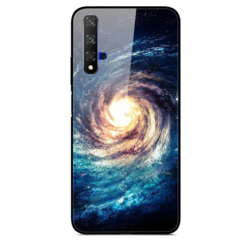 3D Cat Print Tempered Glass Phone Case Cover